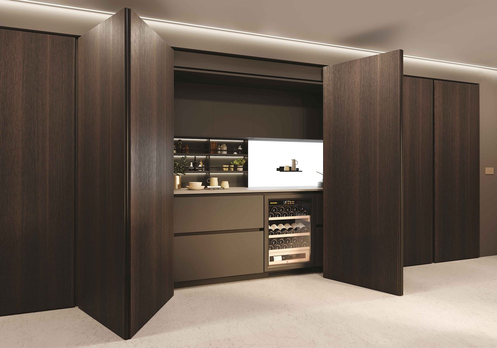 Cucina a isola con colonne - immagine 3