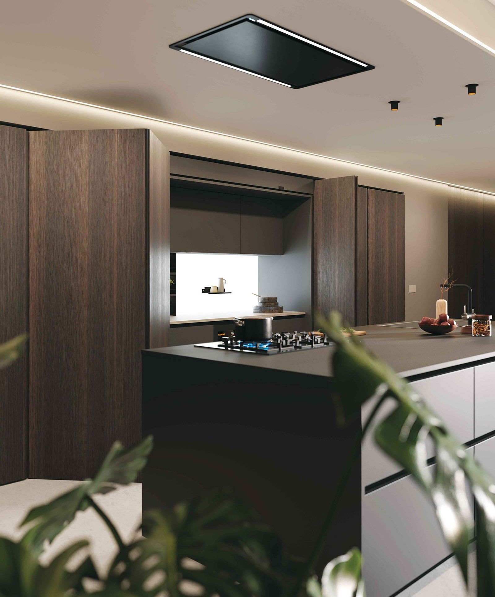 Cucina a isola con colonne - immagine 4