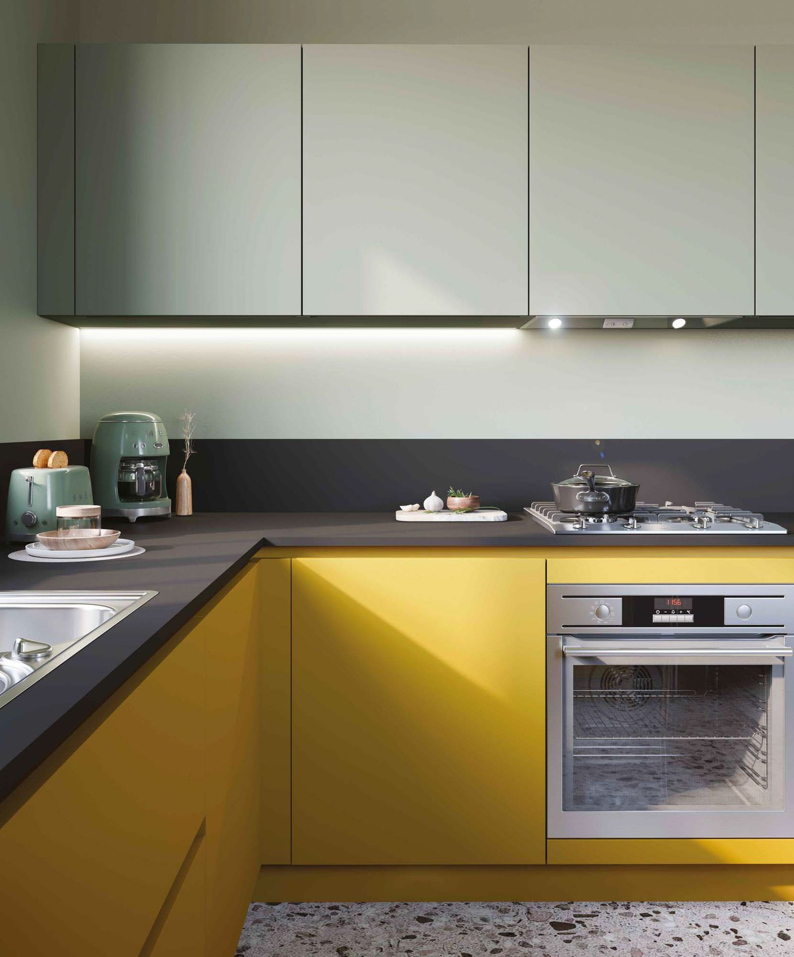 Cucina con doppio angolo - immagine 2