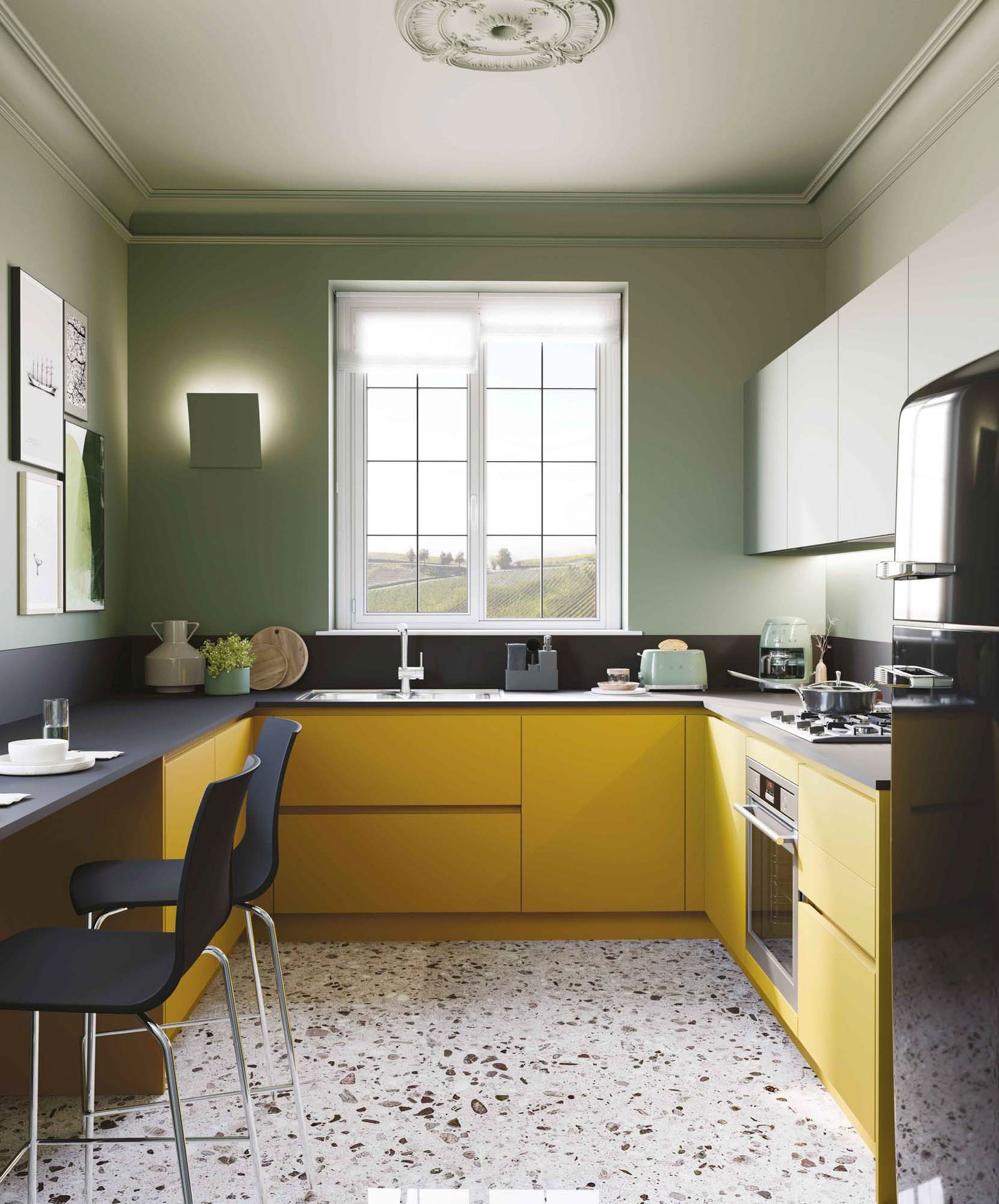 Cucina con doppio angolo - immagine 4