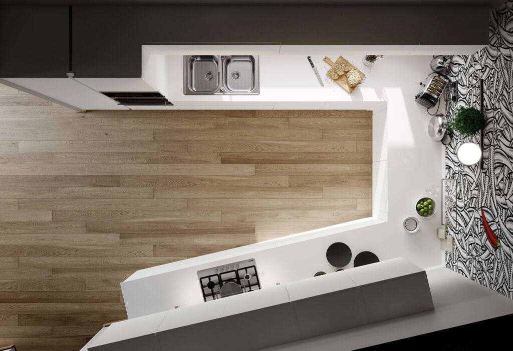 cucina-sistematica-a-doppio-angolo-con-fuori-squadro-vista-sopra