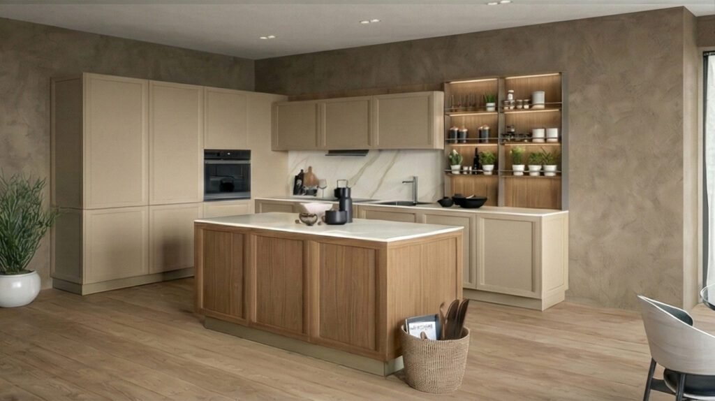 cucina-brera-ad-angolo-colore-canapa-e-noce-vista-laterale