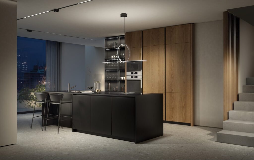 cucina-tag-h-81-con-colonne-alte-e-isola-vista-laterale